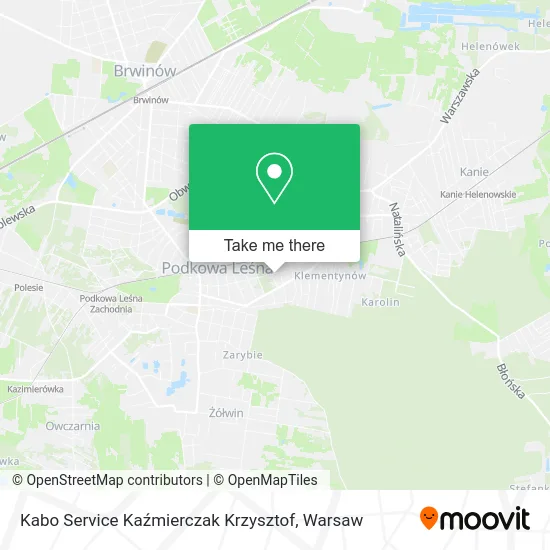Карта Kabo Service Kaźmierczak Krzysztof