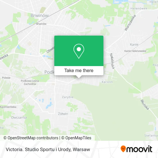 Карта Victoria. Studio Sportu i Urody