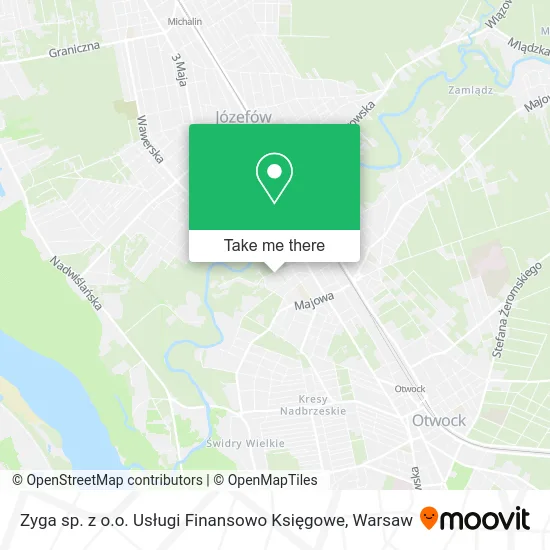 Карта Zyga sp. z o.o. Usługi Finansowo Księgowe