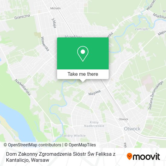 Dom Zakonny Zgromadzenia Sióstr Św Feliksa z Kantalicjo map