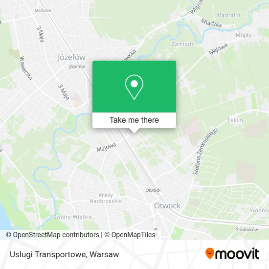 Карта Uslugi Transportowe