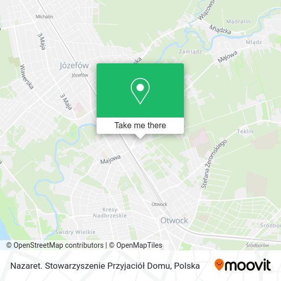 Nazaret. Stowarzyszenie Przyjaciół Domu map