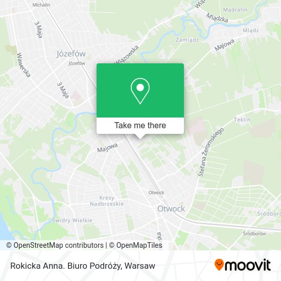 Rokicka Anna. Biuro Podróży map