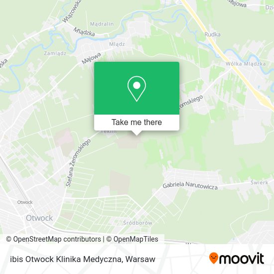 ibis Otwock Klinika Medyczna map