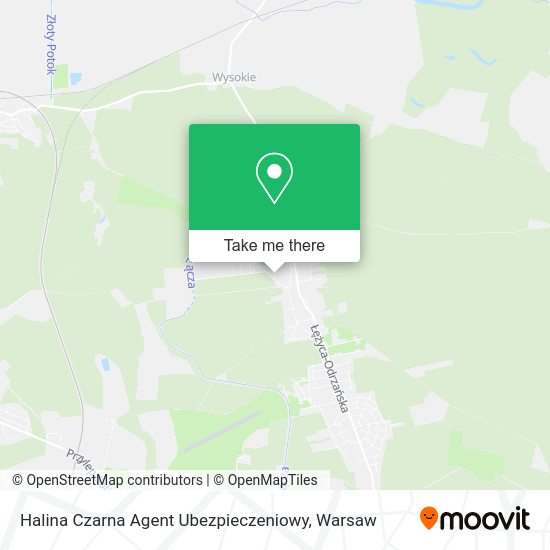 Halina Czarna Agent Ubezpieczeniowy map