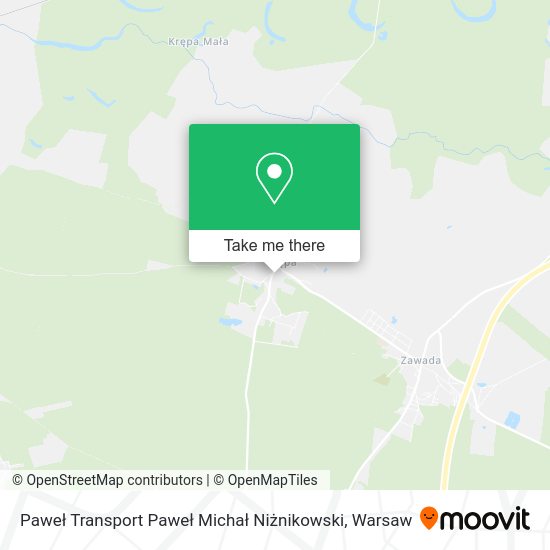 Карта Paweł Transport Paweł Michał Niżnikowski