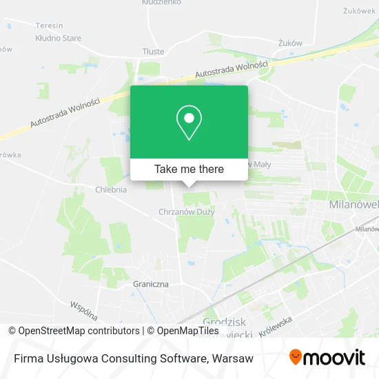 Карта Firma Usługowa Consulting Software