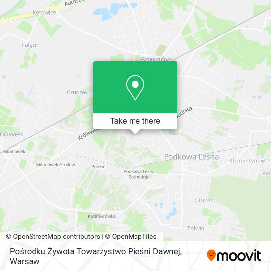 Pośrodku Żywota Towarzystwo Pieśni Dawnej map