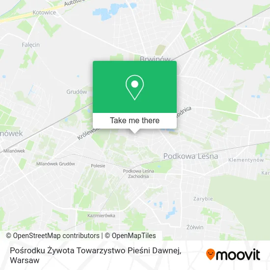 Карта Pośrodku Żywota Towarzystwo Pieśni Dawnej