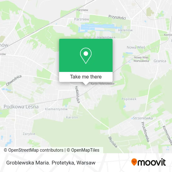 Карта Groblewska Maria. Protetyka