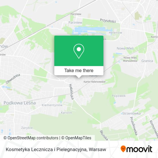 Kosmetyka Lecznicza i Pielegnacyjna map