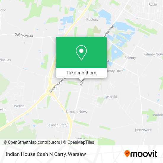 Indian House Cash N Carry map