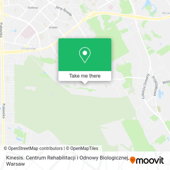 Kinesis. Centrum Rehabilitacji i Odnowy Biologicznej map