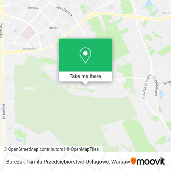 Barczuk Tamiła Przedsiębiorstwo Usługowe map