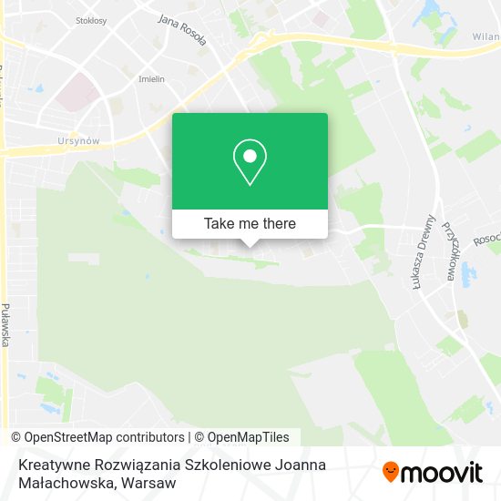 Kreatywne Rozwiązania Szkoleniowe Joanna Małachowska map