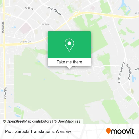 Карта Piotr Zarecki Translations