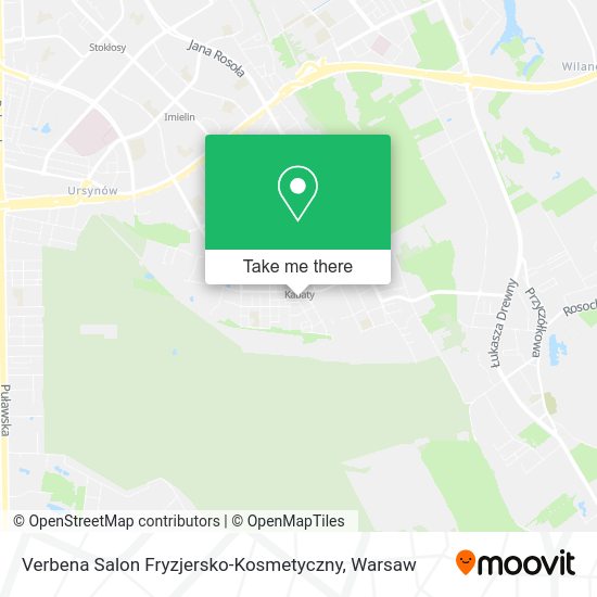 Карта Verbena Salon Fryzjersko-Kosmetyczny