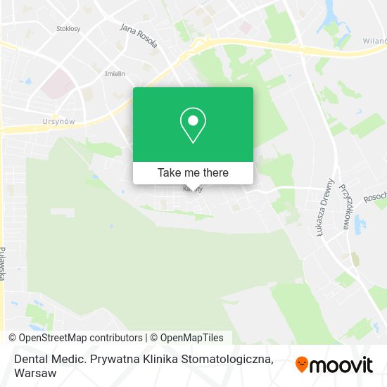 Карта Dental Medic. Prywatna Klinika Stomatologiczna