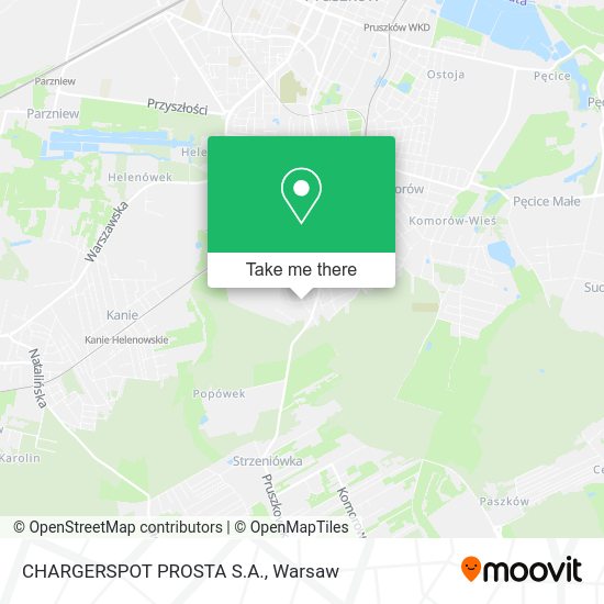 CHARGERSPOT PROSTA S.A. map