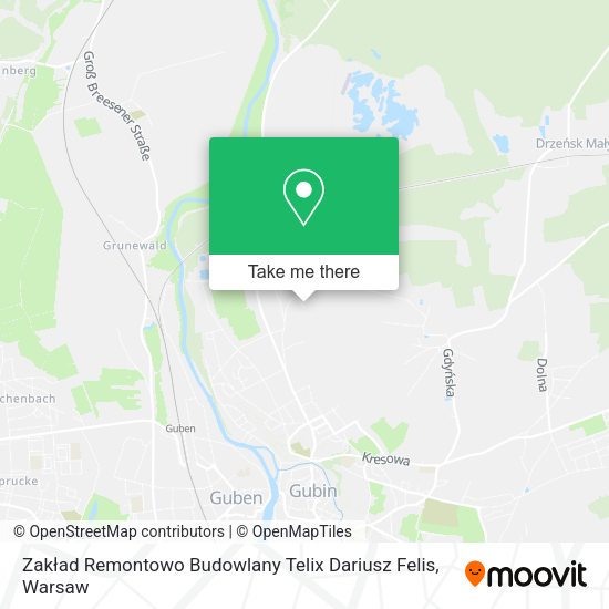 Zakład Remontowo Budowlany Telix Dariusz Felis map