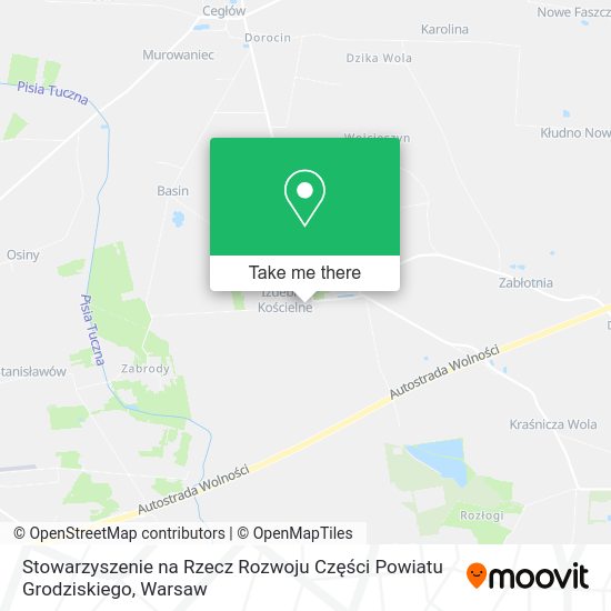 Stowarzyszenie na Rzecz Rozwoju Części Powiatu Grodziskiego map