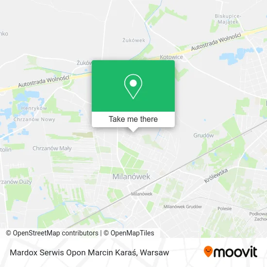 Карта Mardox Serwis Opon Marcin Karaś