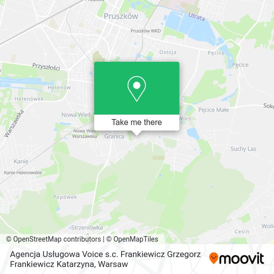 Agencja Usługowa Voice s.c. Frankiewicz Grzegorz Frankiewicz Katarzyna map