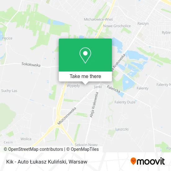 Карта Kik - Auto Łukasz Kuliński