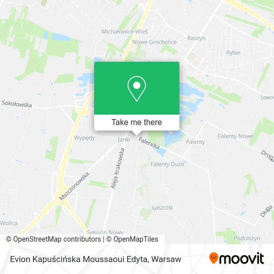Evion Kapuścińska Moussaoui Edyta map