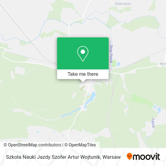 Szkoła Nauki Jazdy Szofer Artur Wojtunik map