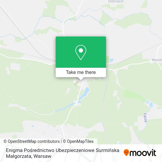 Enigma Pośrednictwo Ubezpieczeniowe Surmińska Małgorzata map