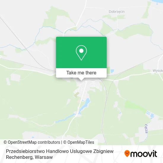 Карта Przedsiebiorstwo Handlowo Uslugowe Zbigniew Rechenberg