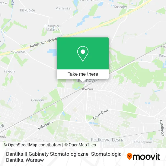 Dentika II Gabinety Stomatologiczne. Stomatologia Dentika map