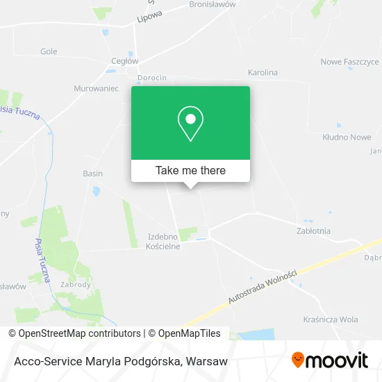 Acco-Service Maryla Podgórska map