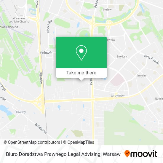 Biuro Doradztwa Prawnego Legal Advising map