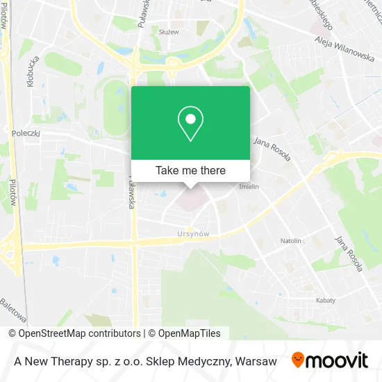 Карта A New Therapy sp. z o.o. Sklep Medyczny