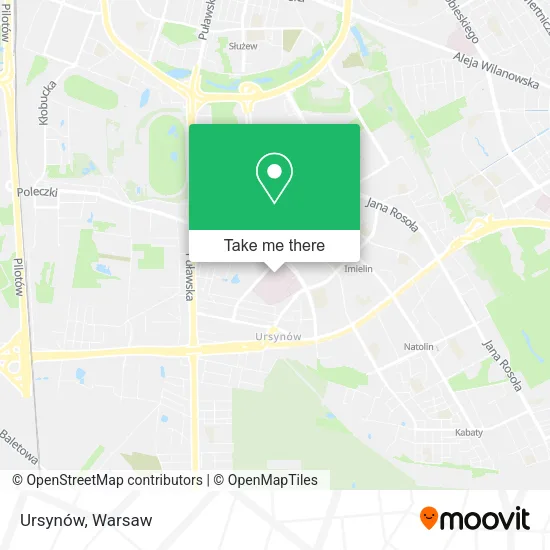 Ursynów map