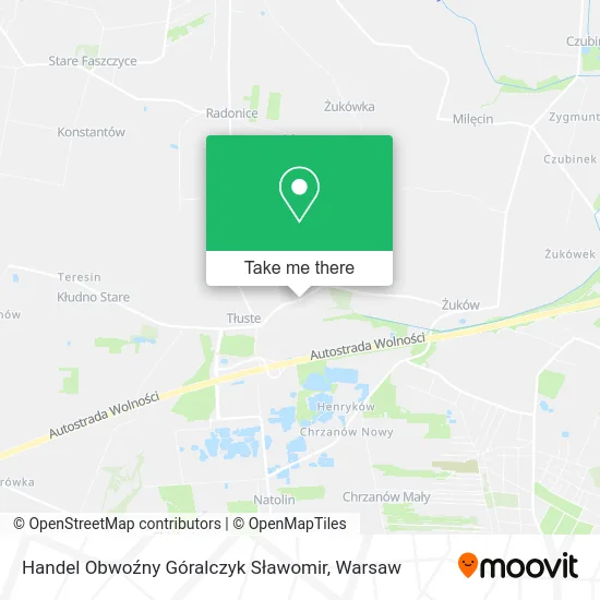Карта Handel Obwoźny Góralczyk Sławomir