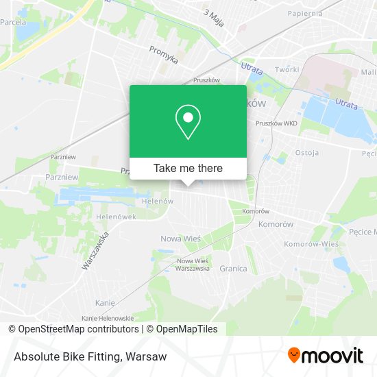 Absolute Bike Fitting map