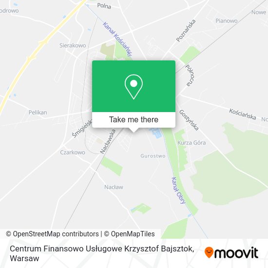 Centrum Finansowo Usługowe Krzysztof Bajsztok map