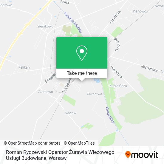 Roman Rydzewski Operator Żurawia Wieżowego Usługi Budowlane map