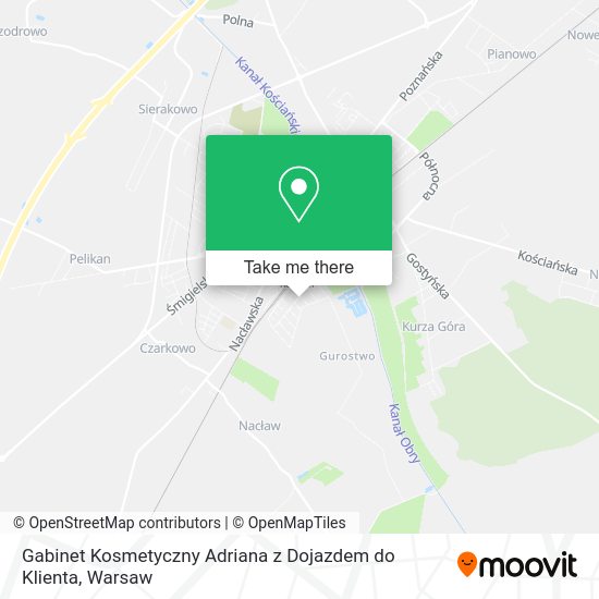 Gabinet Kosmetyczny Adriana z Dojazdem do Klienta map