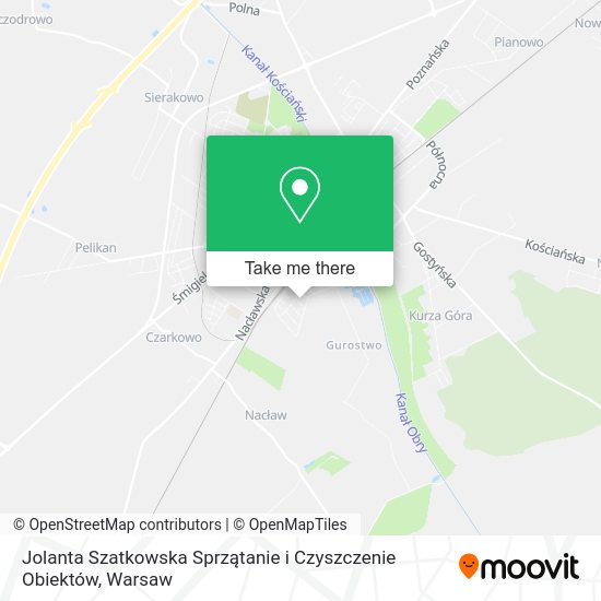 Jolanta Szatkowska Sprzątanie i Czyszczenie Obiektów map