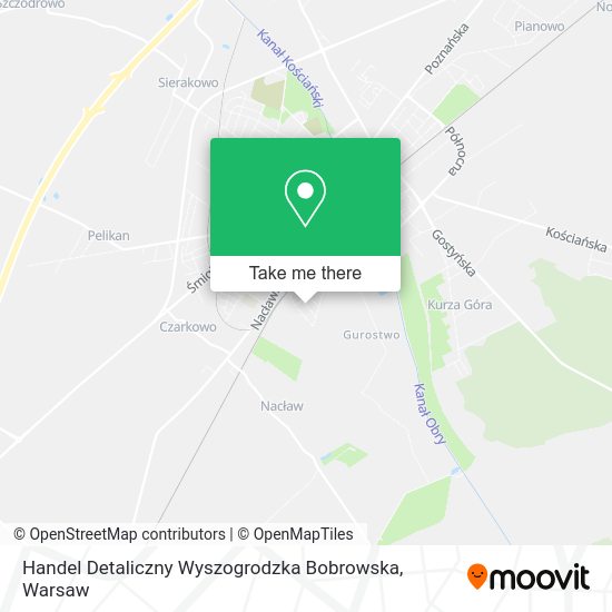 Handel Detaliczny Wyszogrodzka Bobrowska map