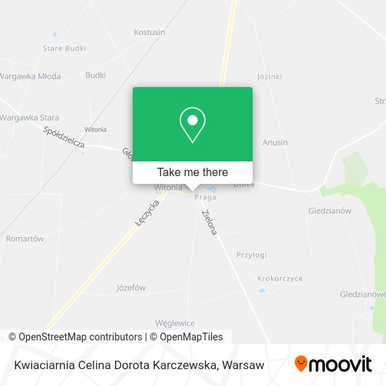 Kwiaciarnia Celina Dorota Karczewska map