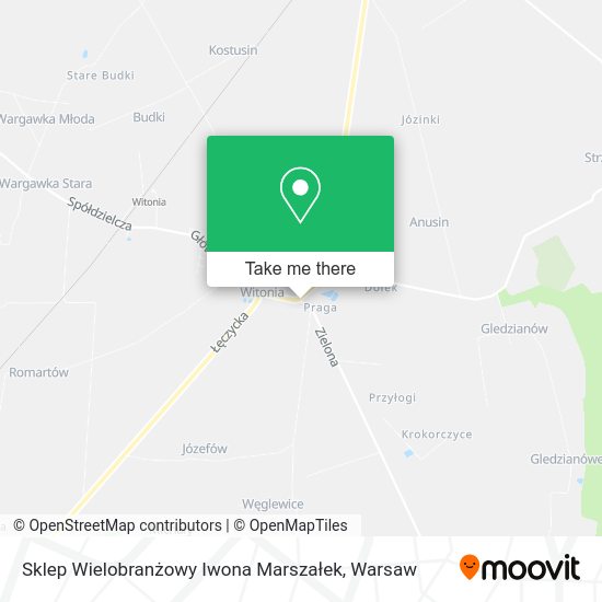 Sklep Wielobranżowy Iwona Marszałek map