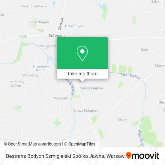 Bestrans Bodych Szmigielski Spółka Jawna map