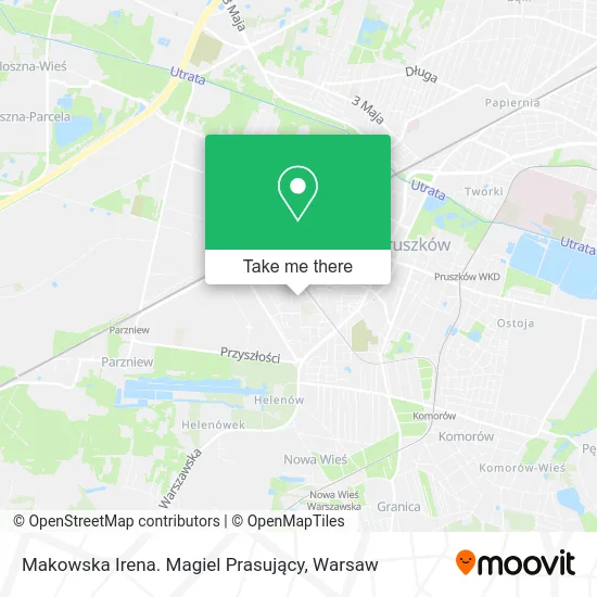 Карта Makowska Irena. Magiel Prasujący