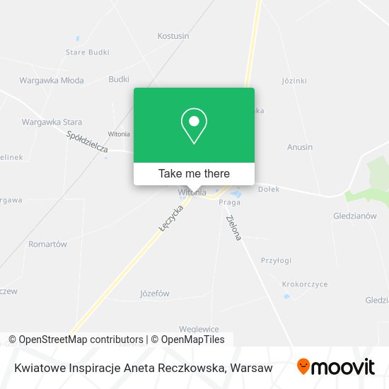 Карта Kwiatowe Inspiracje Aneta Reczkowska