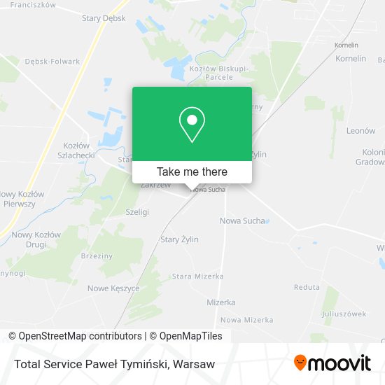 Total Service Paweł Tymiński map